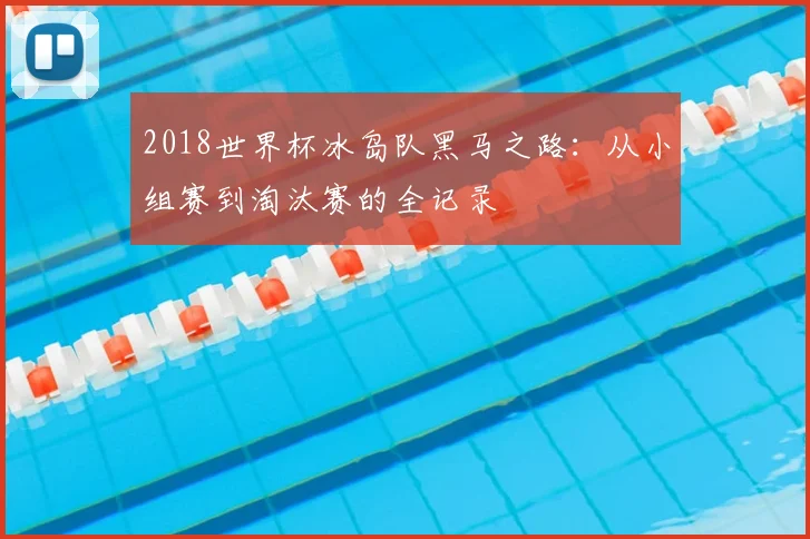 2018世界杯冰岛队黑马之路：从小组赛到淘汰赛的全记录